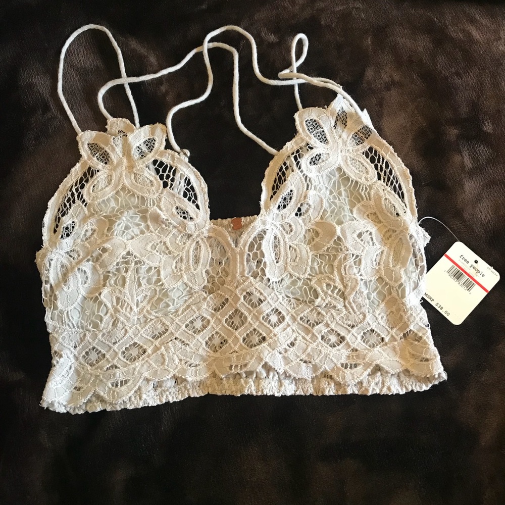 ⛔️SOLD⛔️ Free People Adella Bralette in Light Grey
